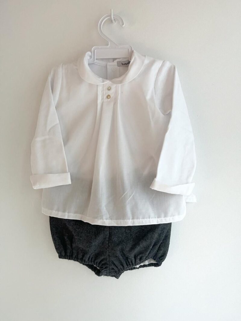 Bermuda Zurriola newborn gris franela