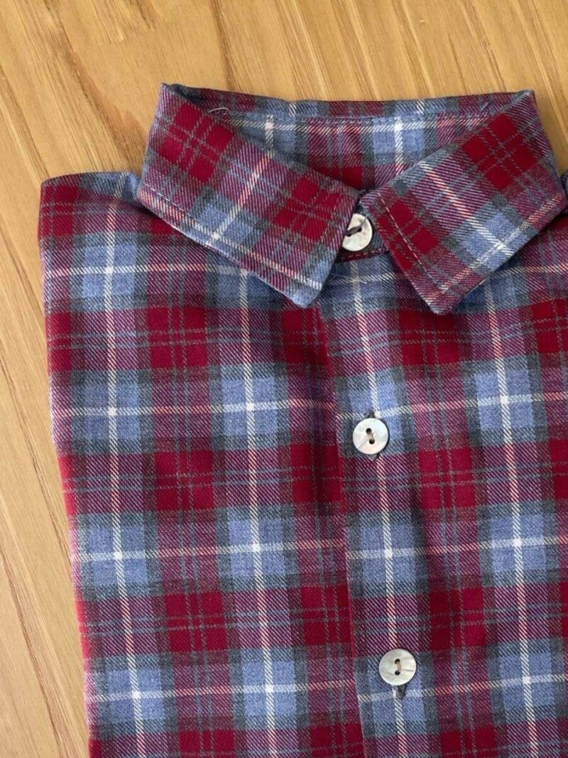 Camisa Chofre Tartán Granate
