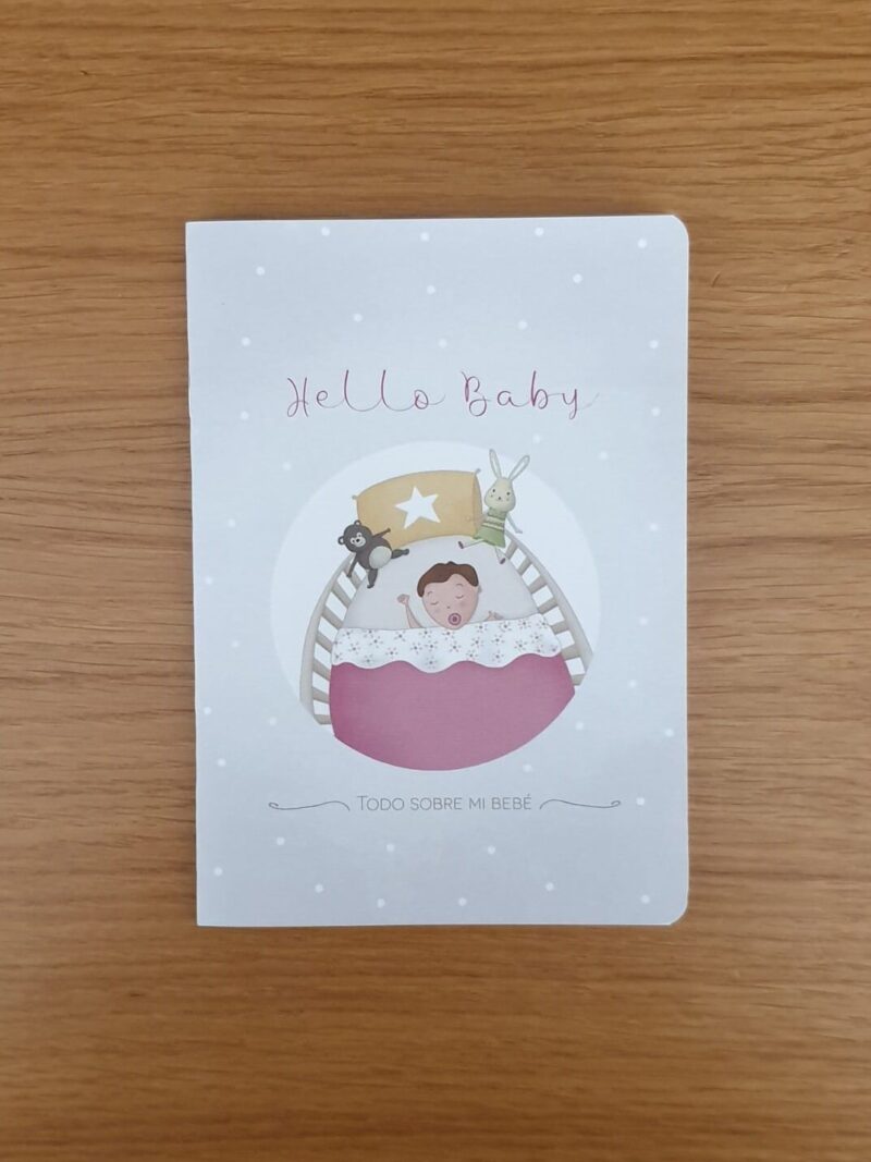Libro de nacimiento rosa