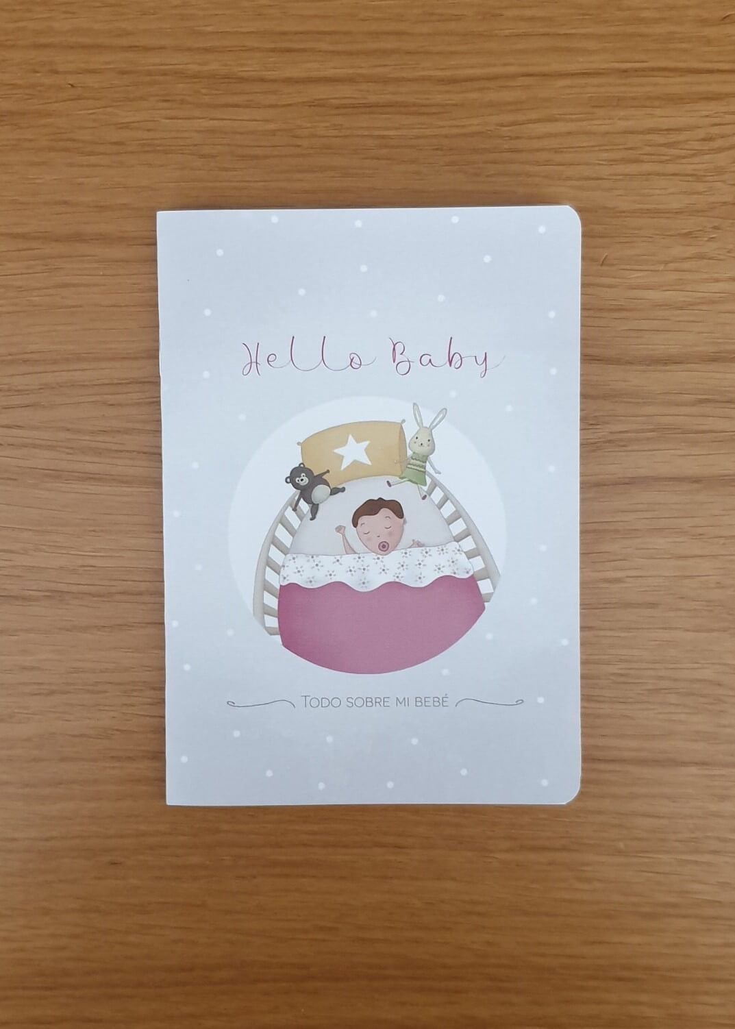 Libro de nacimiento rosa