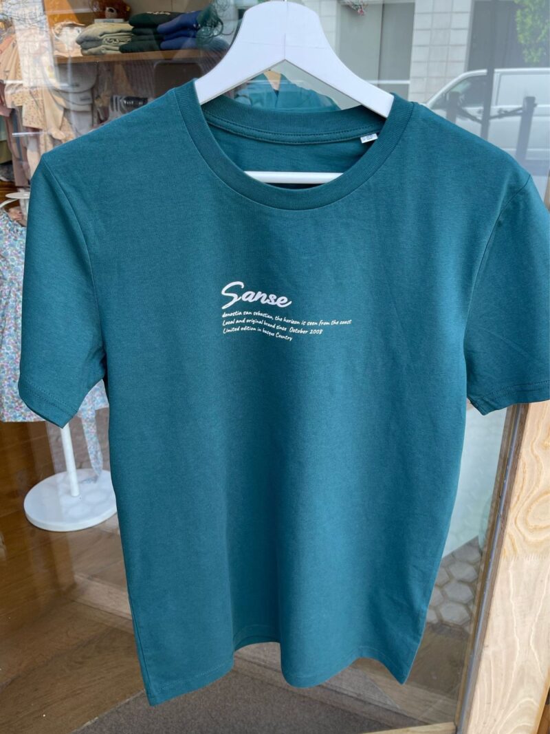 Camiseta Sanse Unisex Verde Botella Adulto