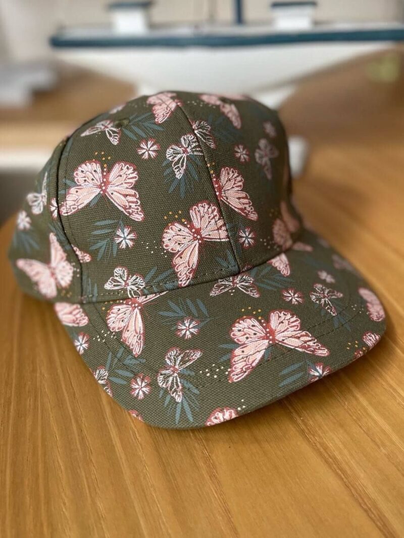 Visera Mariposas Verde